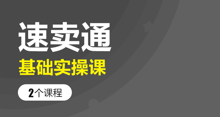速卖通基础实操课(2个课程)