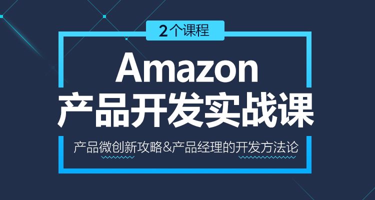 亚马逊产品开发实战课(2个课程)
