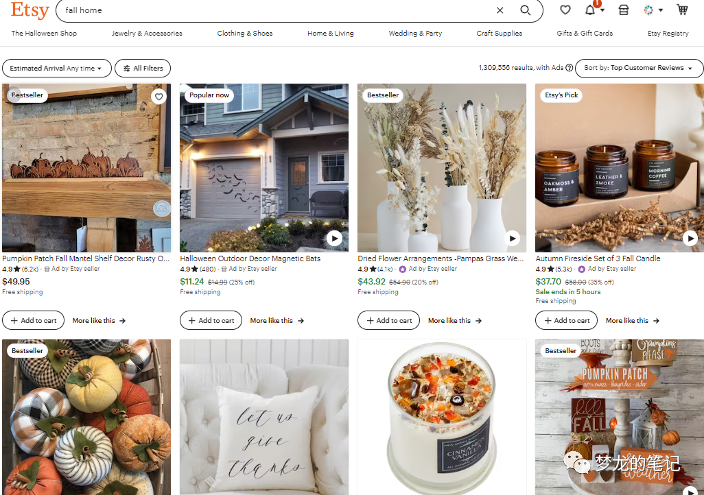 Etsy平台正在爆单的产品2023.08