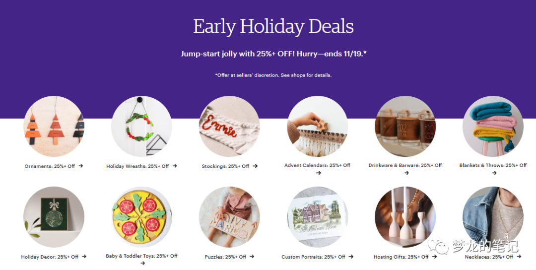 Etsy卖家如何参加Early Holiday Sale活动？