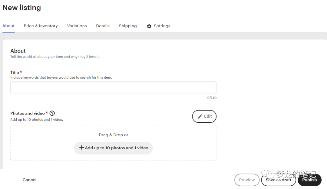 Etsy新版产品编辑页面，你习惯吗？