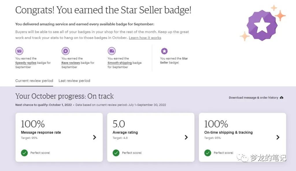 Etsy平台Star Seller全面解析