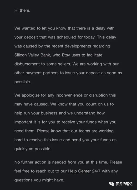 美国SVB银行倒闭，ETSY还会打钱吗？