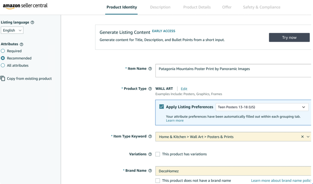从3天到3分钟，极速创建爆款Listing，亚马逊发布Gen AI详情页创建管理矩阵！