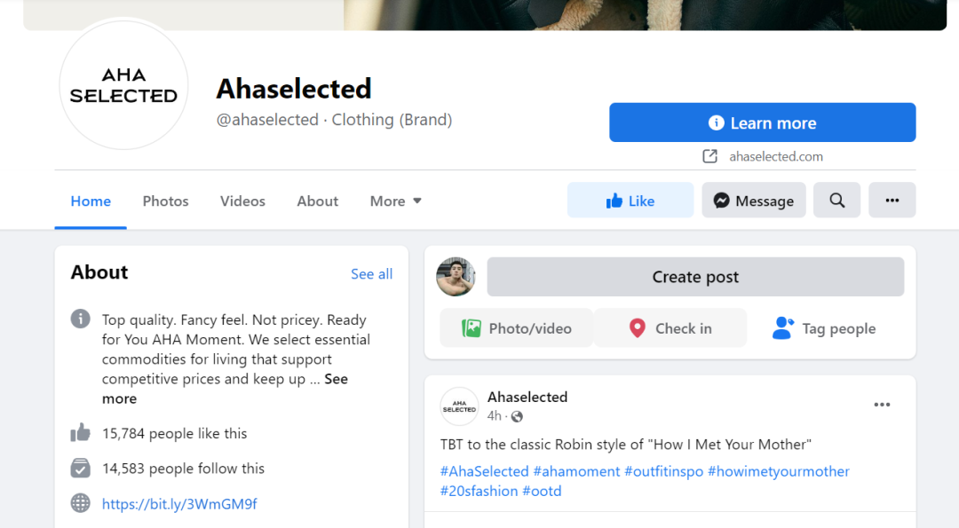 爆料!又一大厂高管创业,推出跨境服装品牌独立站AHA SELECTED