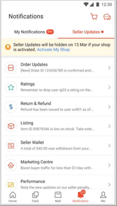 Shopee资讯,长期未登入店内的影响