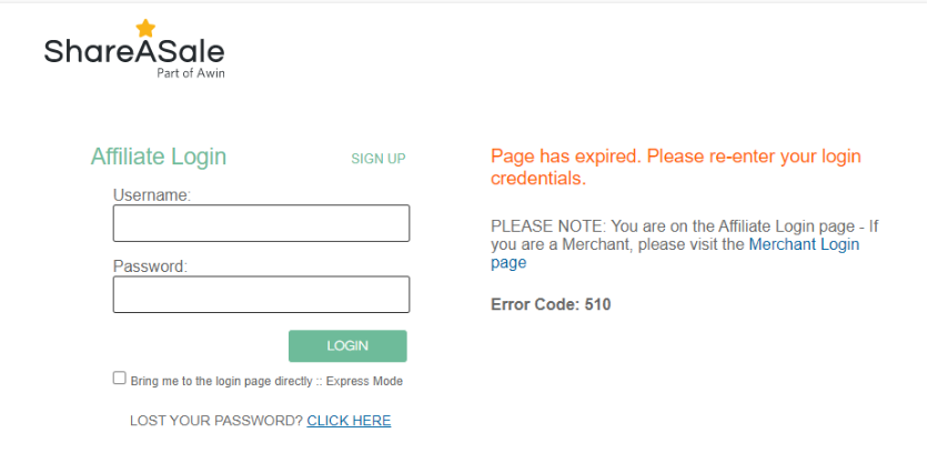 Shareasale联盟客登陆的界面是什么样子--联盟营销（Affiliate marketing）