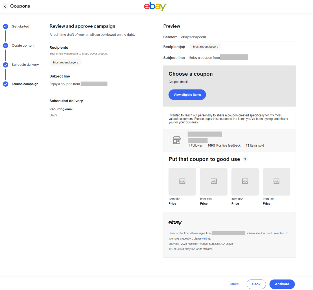 eBay新工具上线!用好“自动营销”和“编码优惠券”,促销活动大卖特卖~