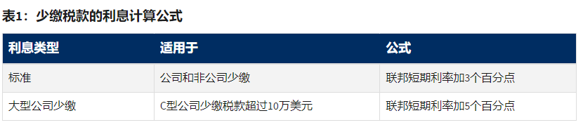 如果不及时缴纳税款，IRS会让我交多少钱？