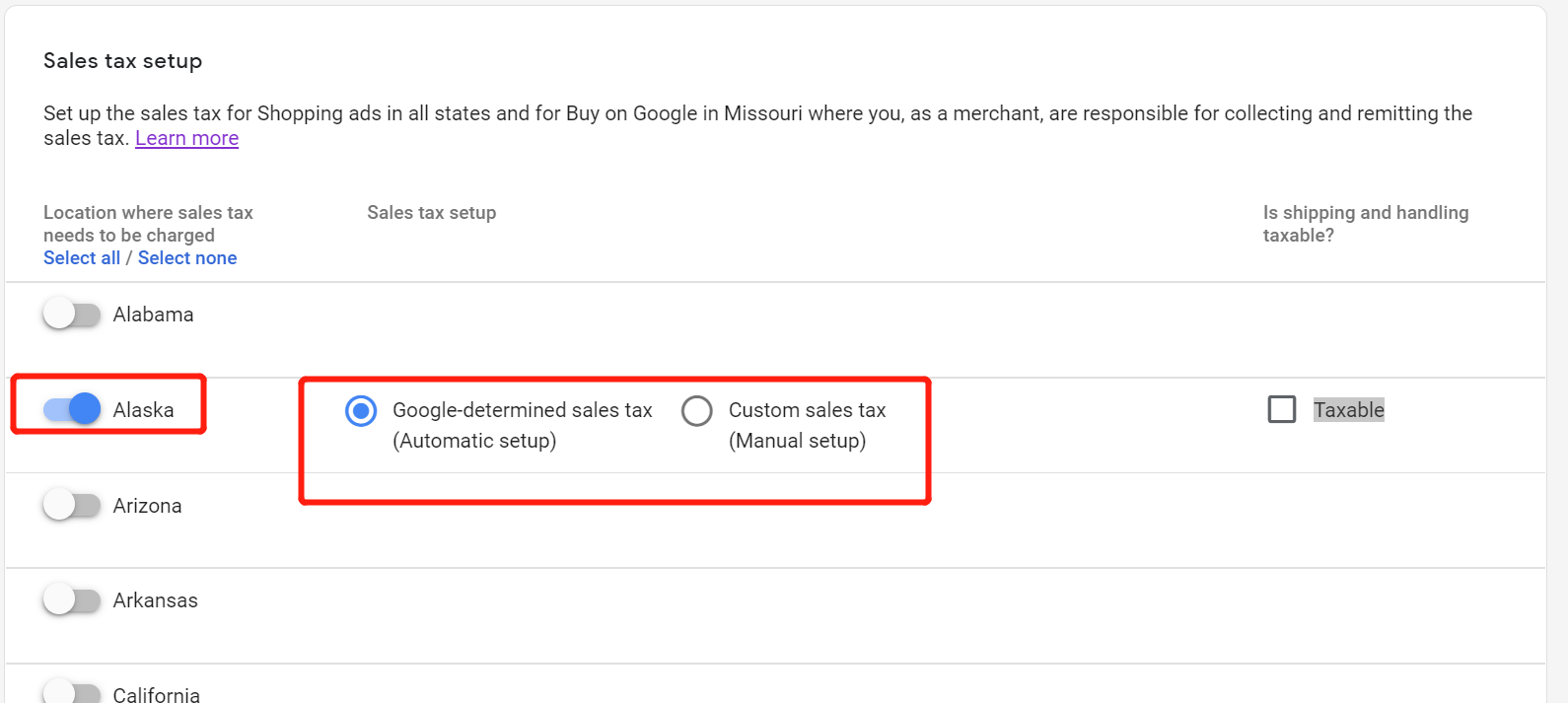 GMC的税费信息如何设置？
