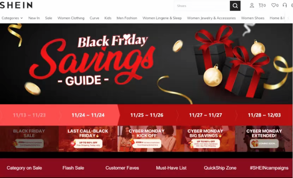 SHEIN官方|中国爆品全球热卖，跨境卖家在SHEIN“黑五”丰收忙