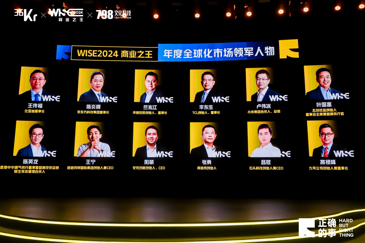 对话商业大咖，解构“正确的事”：WISE2024 商业之王大会来了！