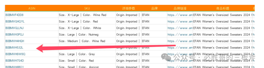 捡漏或者海王如何批量导出竞品所有子ASIN