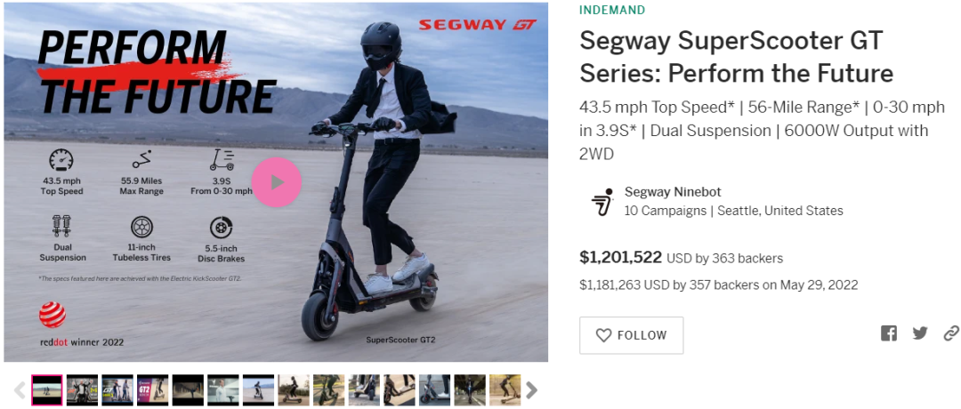 短交通领域的头号玩家，Ninebot-Segway推出智能电动滑板车风靡全球