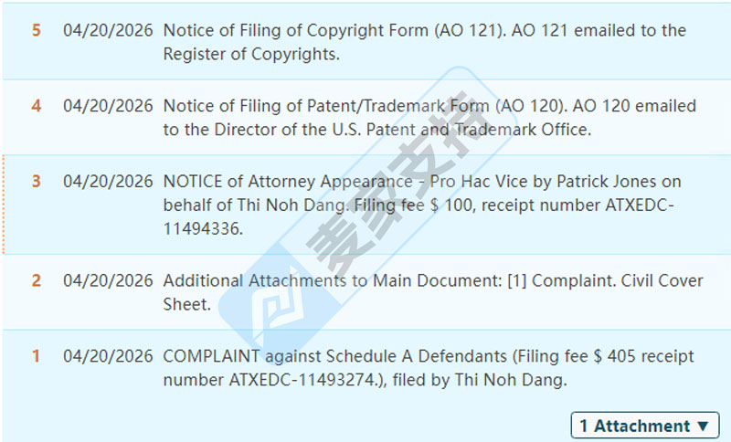 26-cv-00405紧急预警｜跨境账户资金危！HAMIEW维权来袭，这类产品赶紧下！