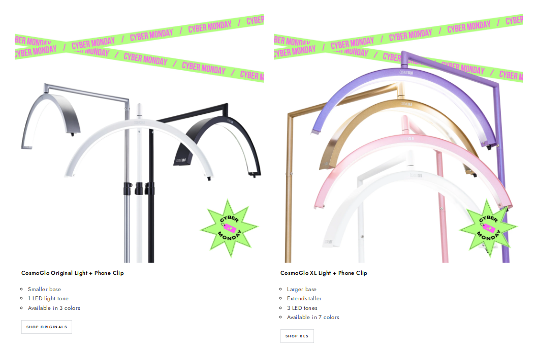 CosmoGlo美容灯再次维权，上架就侵权！