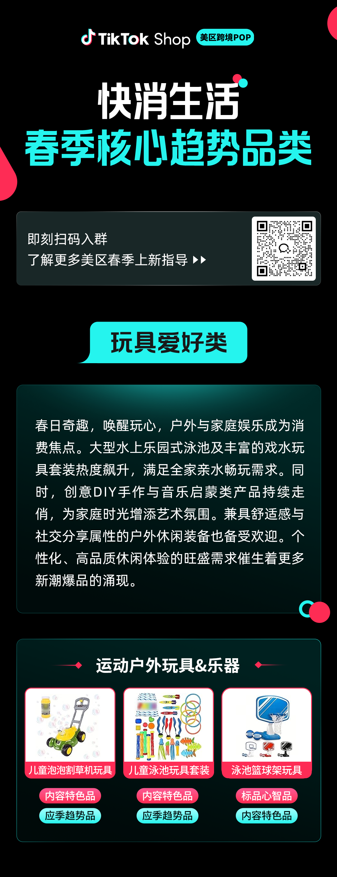 抢占春季爆单先机！TikTok Shop美区跨境POP快消生活选品攻略
