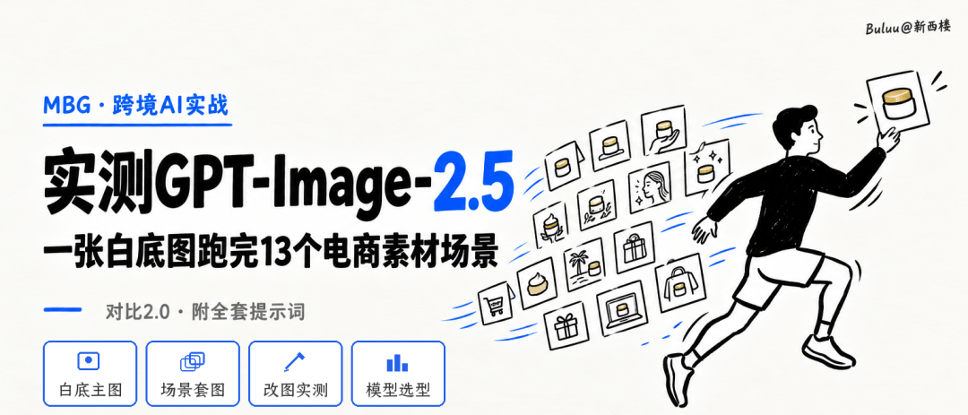 实测GPT-Image-2.5:用一张白底图跑完13个电商素材场景,比2.0强在哪?(附提示词)