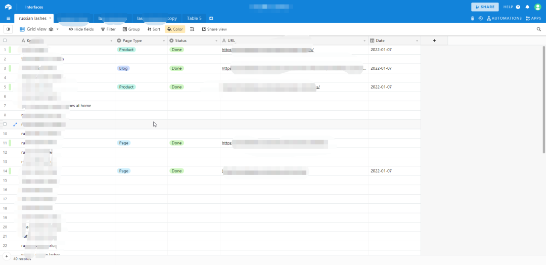 实用工具 | Airtable让你的SEO项目执行管理有条有理！