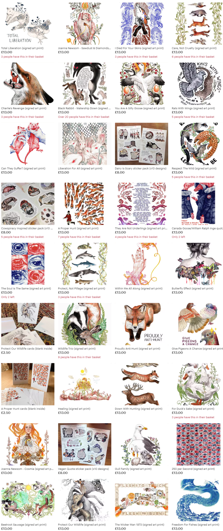 别小看动物插画家的三幅版权作品,同一天立案四起!速速下架侵权产品