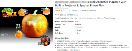 最新专利下证！万圣节不能卖的产品+5，速看避坑！