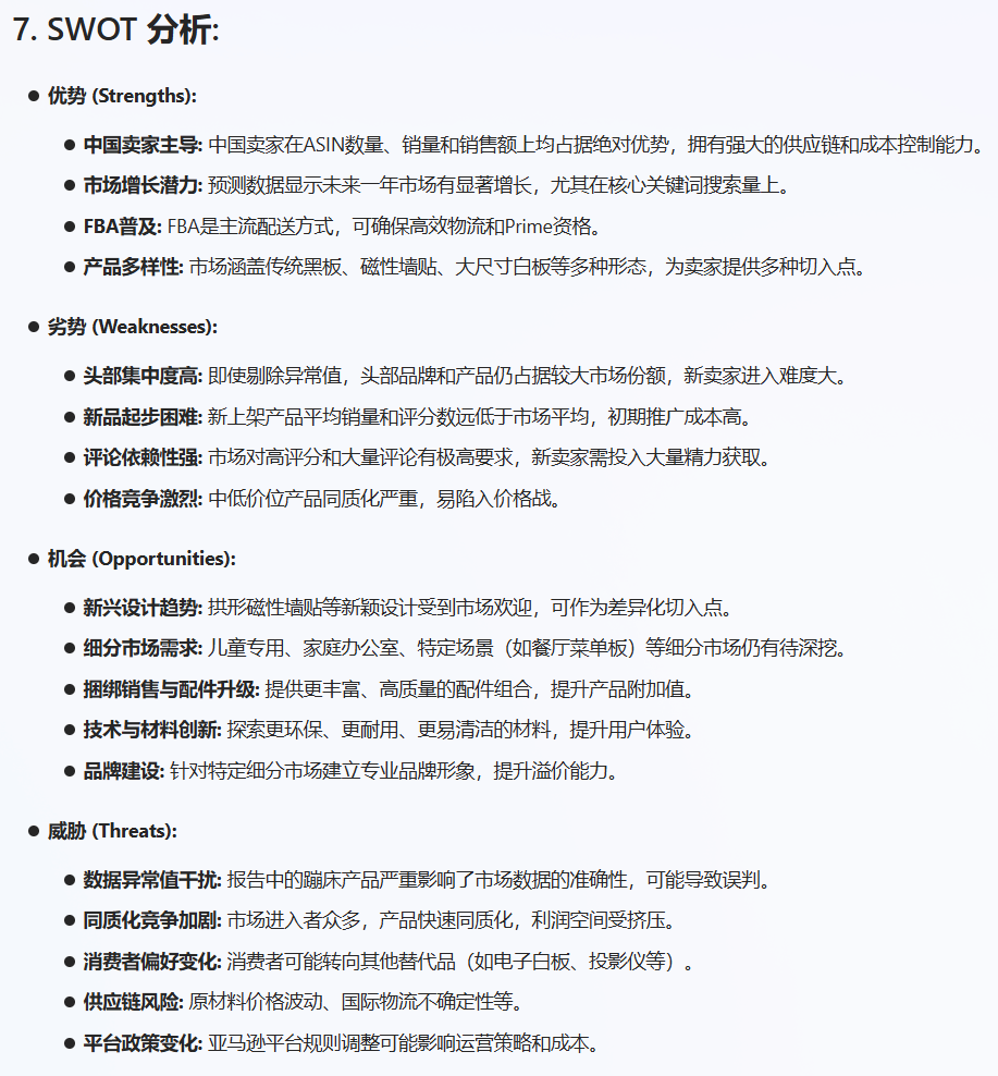 第78期|亚马逊美国站热门产品解读-墙面磁性黑板