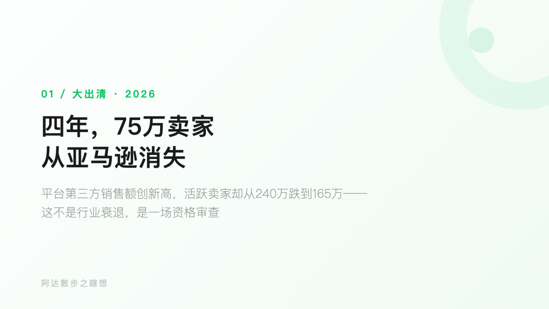 四年少了75万卖家：亚马逊在清退谁