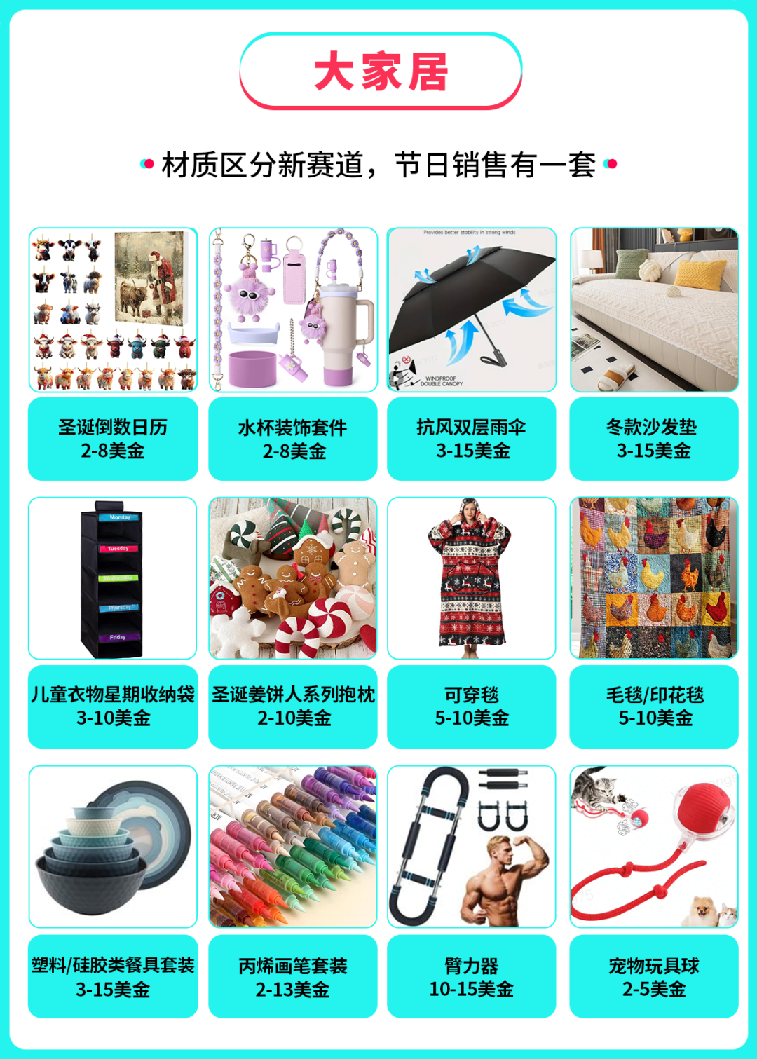 新市场全新商机!TikTok Shop全托管综合行业黑五备战选品指南