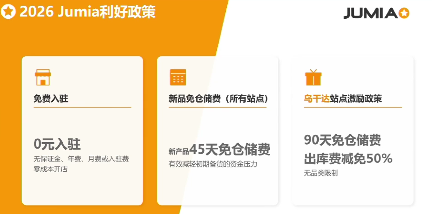 零门槛入驻七国站点，Jumia带你玩转非洲蓝海市场！