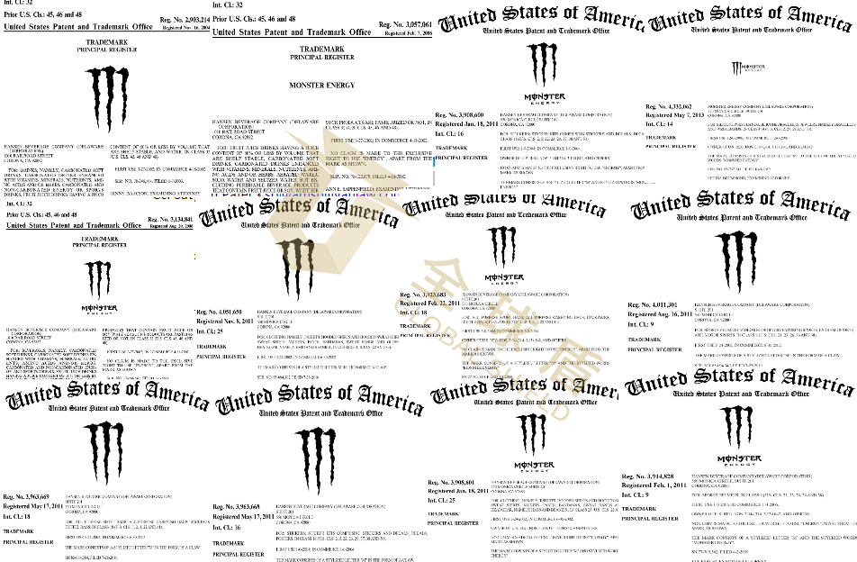 [22-6524]GBC代理运动饮料品牌Monster Energy怪物能量发案，法官已签署TRO