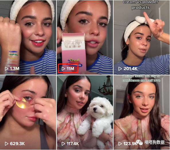 TikTok爆品盘点！单条视频获五千万播放的画眉神器，纹身口红“卖爆了”
