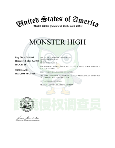 怪物高中Monster High连发两案！又多一起商标+版权双维权！