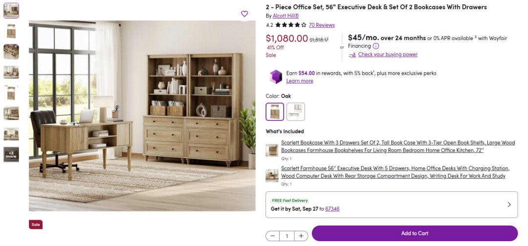 品类指南 | 办公家具需求稳步增长,Wayfair乘势而上,引领新机遇