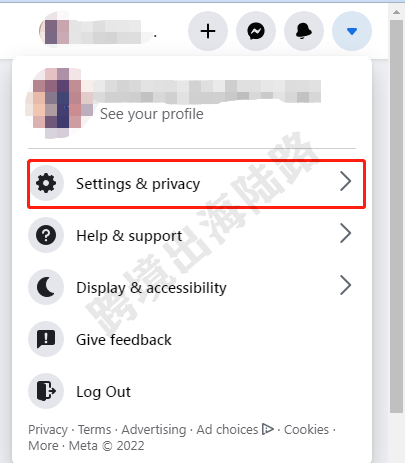 【Facebook】Facebook个号/BM/广告账户如何修改语言（版本1）