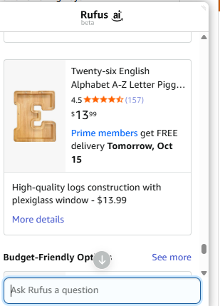 亚马逊AI推荐Rufus深度研究及理论应用数据报告