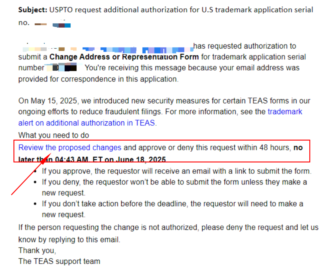 美国商标局新规实施！6月12日起安全措施将扩展至更多TEAS表格！