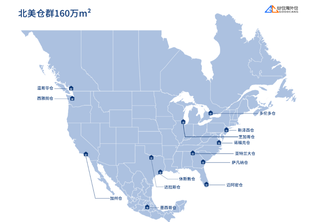 美国宣布新关税生效！谷仓全球260万㎡、美国10大仓群助您赢战旺季