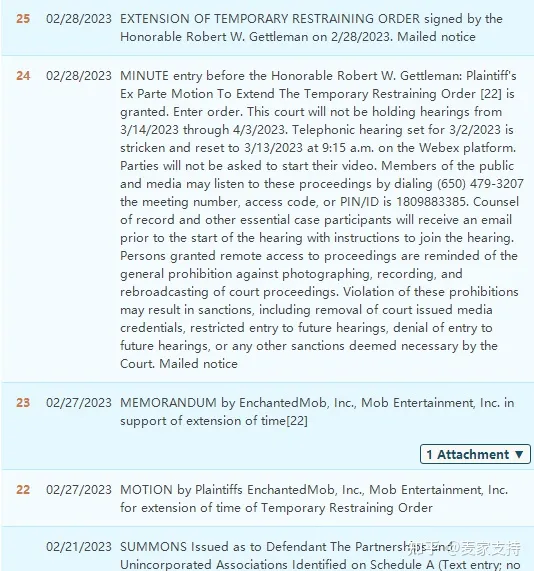 原告律所GBC代理poppy playtime波比的游戏时间维权，已提出TRO临时禁令！请尽快下架相关产品！