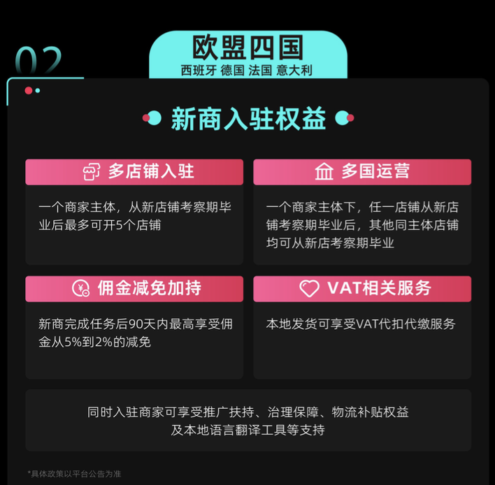 重磅整理！一文了解TikTok Shop最新多国“商家激励权益”