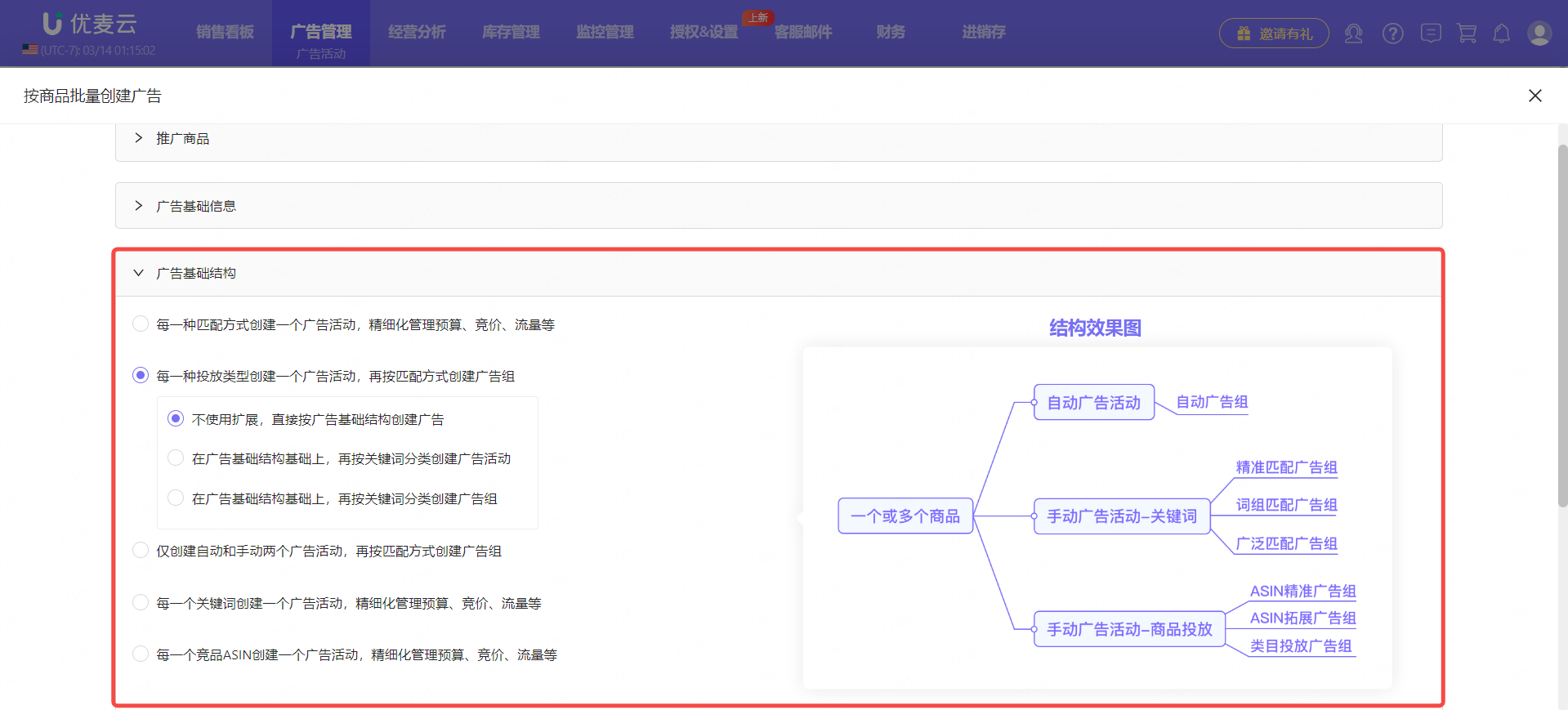 新品推广,如何快速布局广告架构?