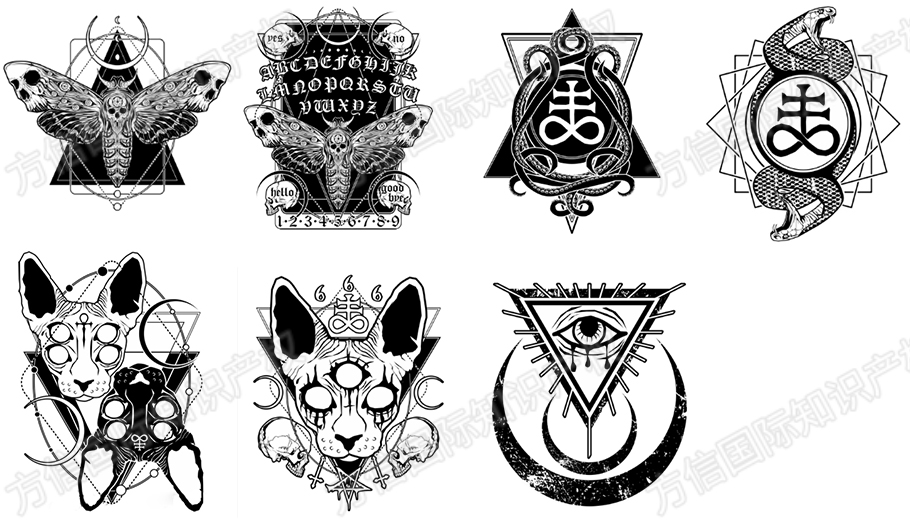 这些插画勿卖！暗黑系风格版权作品TRO！