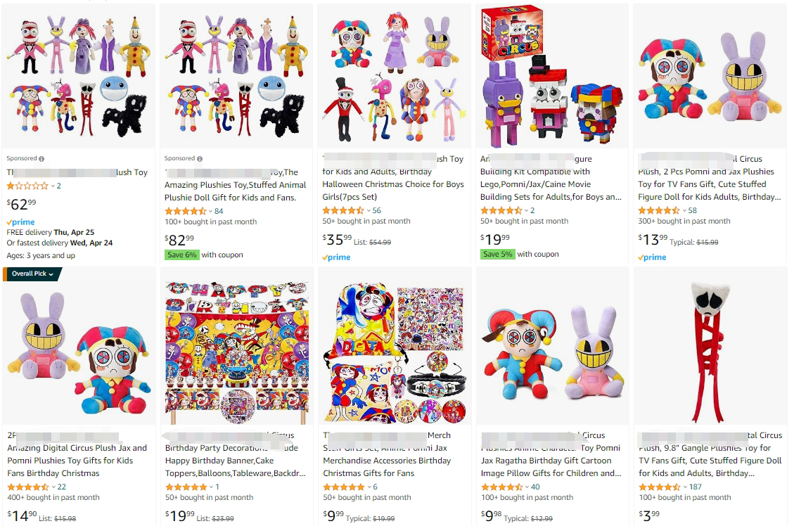 动画片神奇数字马戏团The Amazing Digital Circus连发3案商标+专利维权！