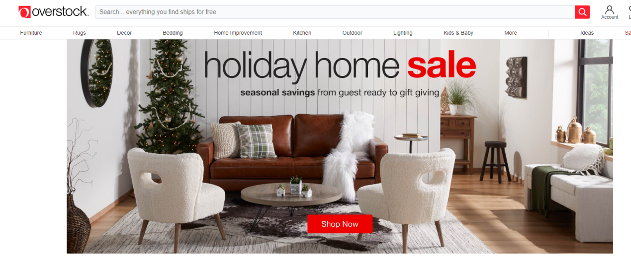 專做家居電商的Overstock，占有多少市場(chǎng)份額？