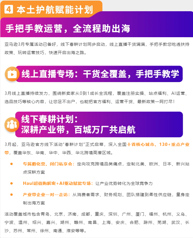 亚马逊四大扶持计划上线，2026新卖家入驻享多重官方补贴