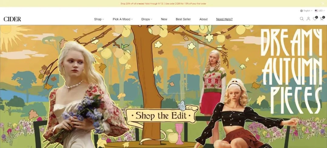 估值已超10亿美元！跨境DTC品牌Cider正在“追赶”SHEIN