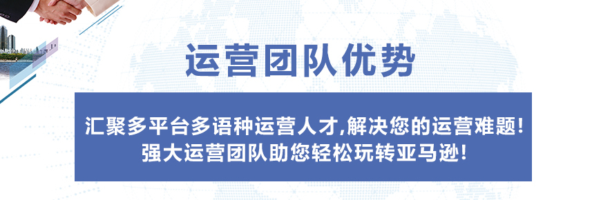 强大运营团队助您轻松玩转亚马逊！