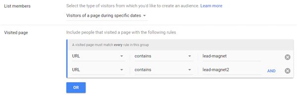如何创建再营销受众