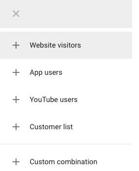 95个再营销列表分类