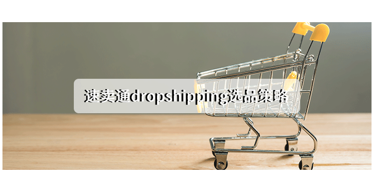 速卖通dropshipping选品策略