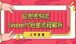 超完整欧兜兜物流，Shopee代贴单流程解析